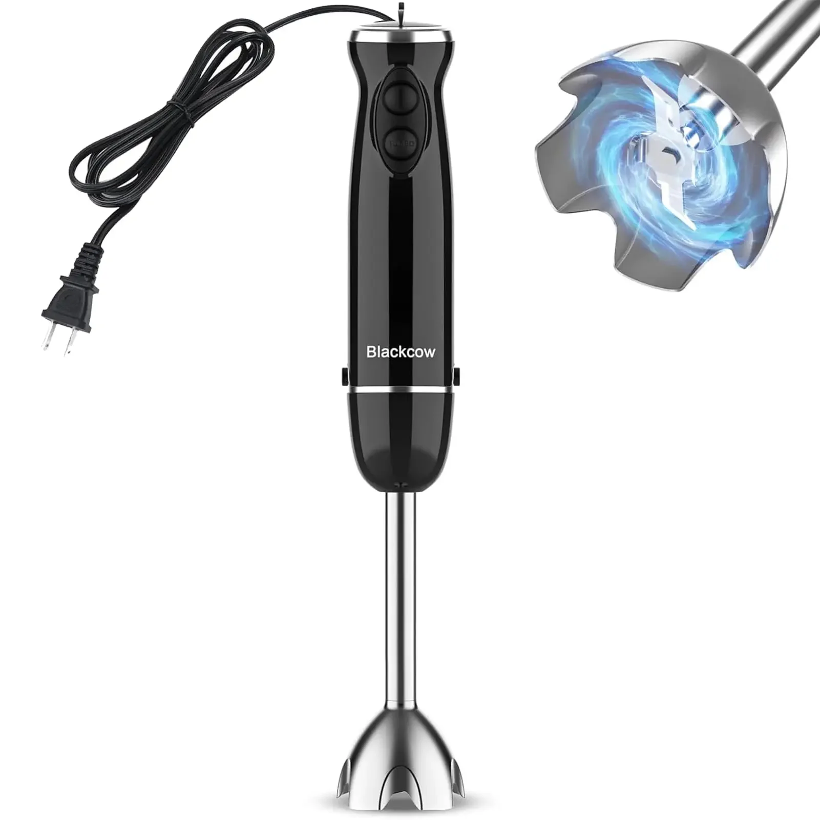 BLACKCOW Hand Blender,Immersion Blender with 12 Mixing Speed,Electric Handheld Mixer Portable Stick Mixer
BLACKCOW Hand Blender,Immersion Blender with 12 Mixing Speed,Electric Handheld Mixer Portable Stick Mixer