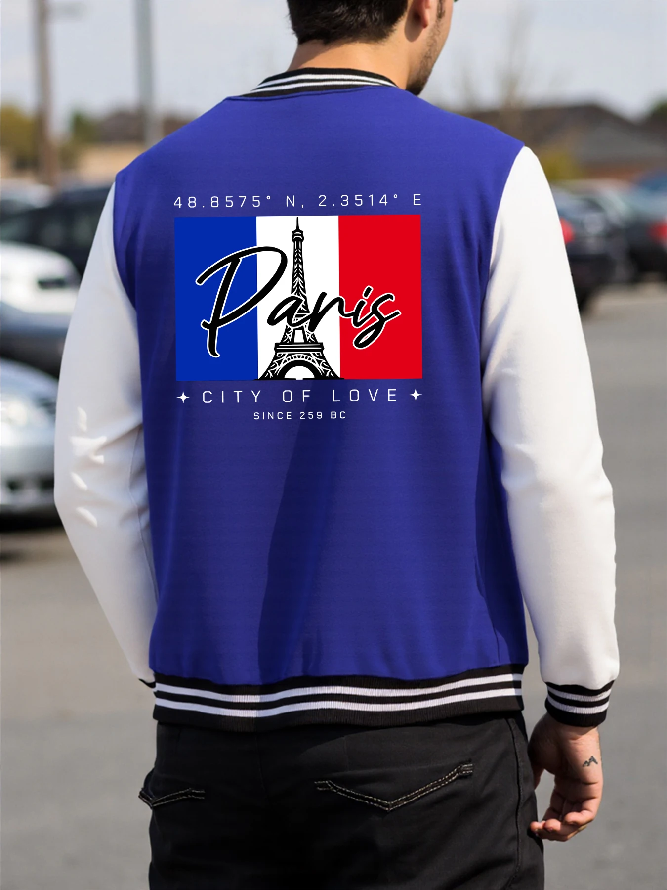 Paris City Of Love Since 256 Bc Printed Men Jackets Cartoons Baseball Jersey Loose American Streetwear Autumn Fleece Menwear
Paris City Of Love Since 256 Bc Printed Men Jackets Cartoons Baseball Jersey Loose American Streetwear Autumn Fleece Menwear