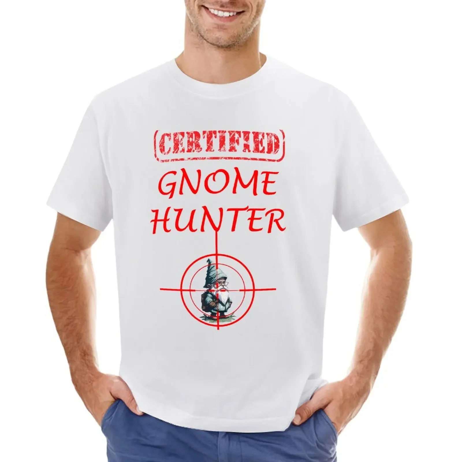 Gnome Hunter T-shirt customs design your own boys whites summer tops workout shirts for men
Gnome Hunter T-shirt customs design your own boys whites summer tops workout shirts for men