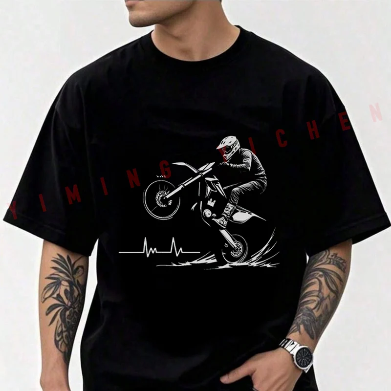 Men's Moto Cotton T-Shirt Real Motorcycle Graphic Tshirt Adventure Casual O-Neck Top Tee
Men's Moto Cotton T-Shirt Real Motorcycle Graphic Tshirt Adventure Casual O-Neck Top Tee