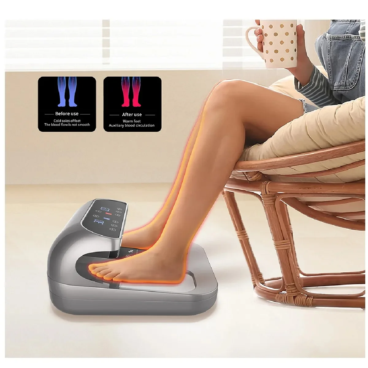 Factory Price Terahertz Foot Therapy Products Terahertz Foot Massager Thz Tera-P90 Home Foot Spa Promote Circulation
Factory Price Terahertz Foot Therapy Products Terahertz Foot Massager Thz Tera-P90 Home Foot Spa Promote Circulation