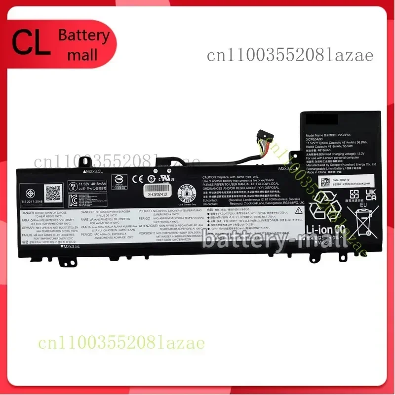Q New L22C3PA4 Battery for IdeaPad Slim 5-14ABR8 L22M3PA4 L22B3PA4
Q New L22C3PA4 Battery for IdeaPad Slim 5-14ABR8 L22M3PA4 L22B3PA4