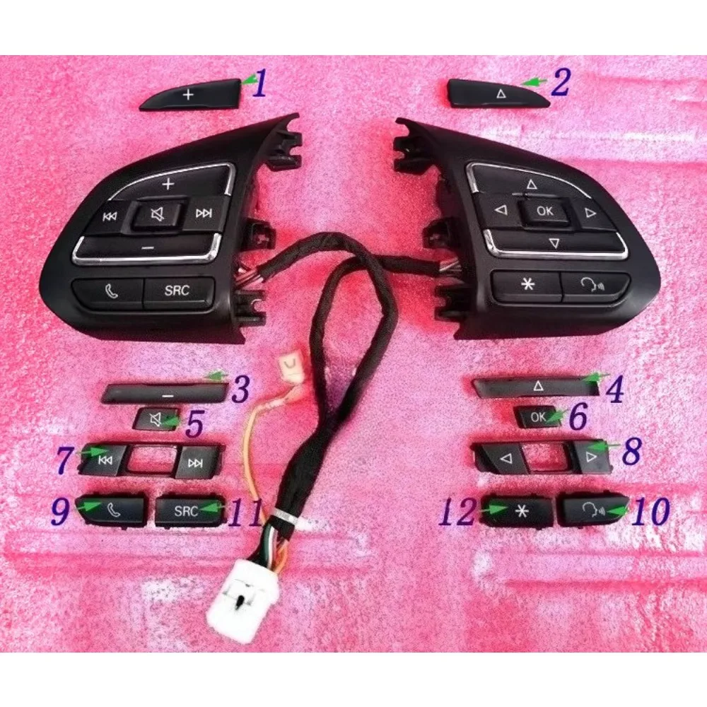 Multifunction Buttons Up Down Plus Minus Steering Wheel Button for MG6 EMG6 ZS EZS HS EHS
Multifunction Buttons Up Down Plus Minus Steering Wheel Button for MG6 EMG6 ZS EZS HS EHS