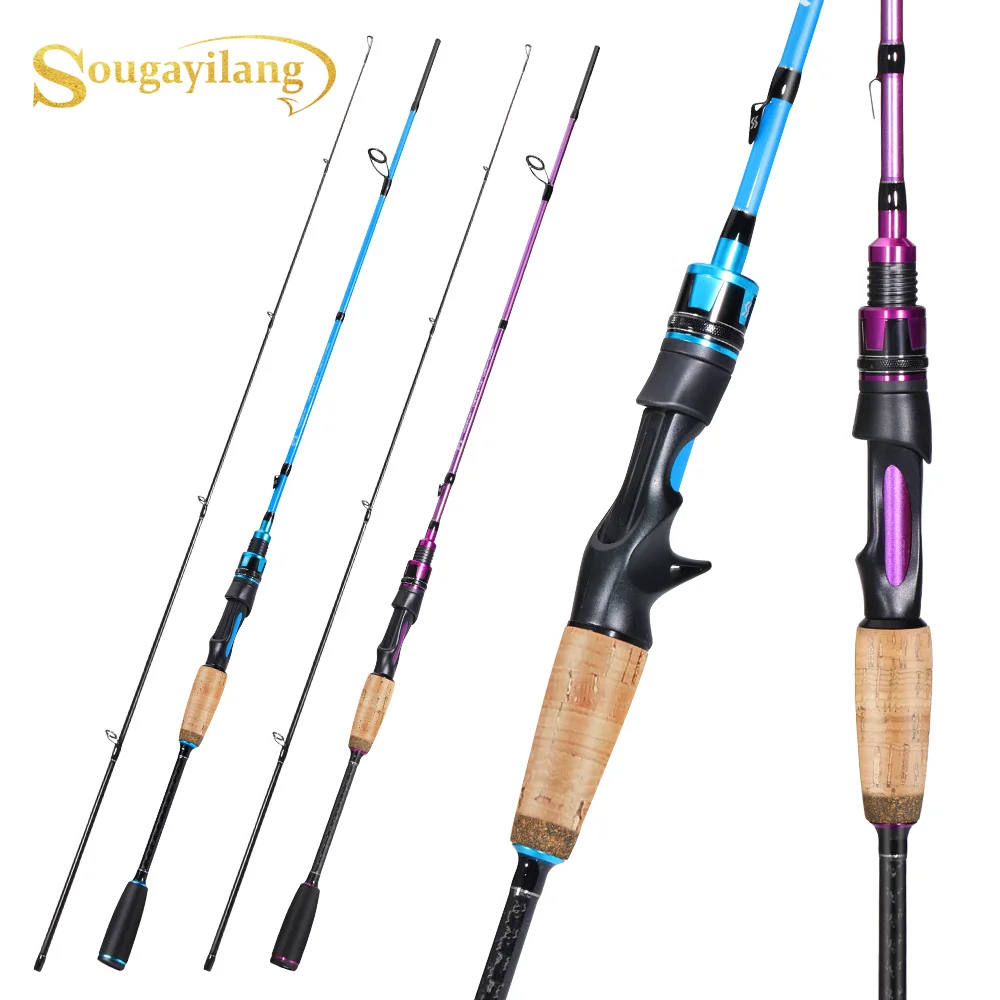 Sougayilang 2Section Lure Fishing Rod Carbon Fishing Rod 1.8/2.1m Max Drag 5kg Bass Trout Freshwater Fishing Rod Pesca
Sougayilang 2Section Lure Fishing Rod Carbon Fishing Rod 1.8/2.1m Max Drag 5kg Bass Trout Freshwater Fishing Rod Pesca