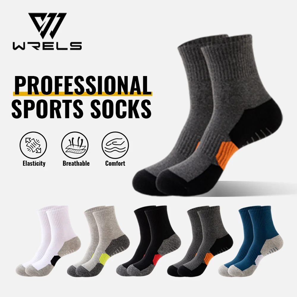 WRELS 1/2/3 Pairs Athletic Socks Moisture Wicking Breathable Cushioned Running Socks Terry Bottom Men's Outdoor Hiking Socks
WRELS 1/2/3 Pairs Athletic Socks Moisture Wicking Breathable Cushioned Running Socks Terry Bottom Men's Outdoor Hiking Socks