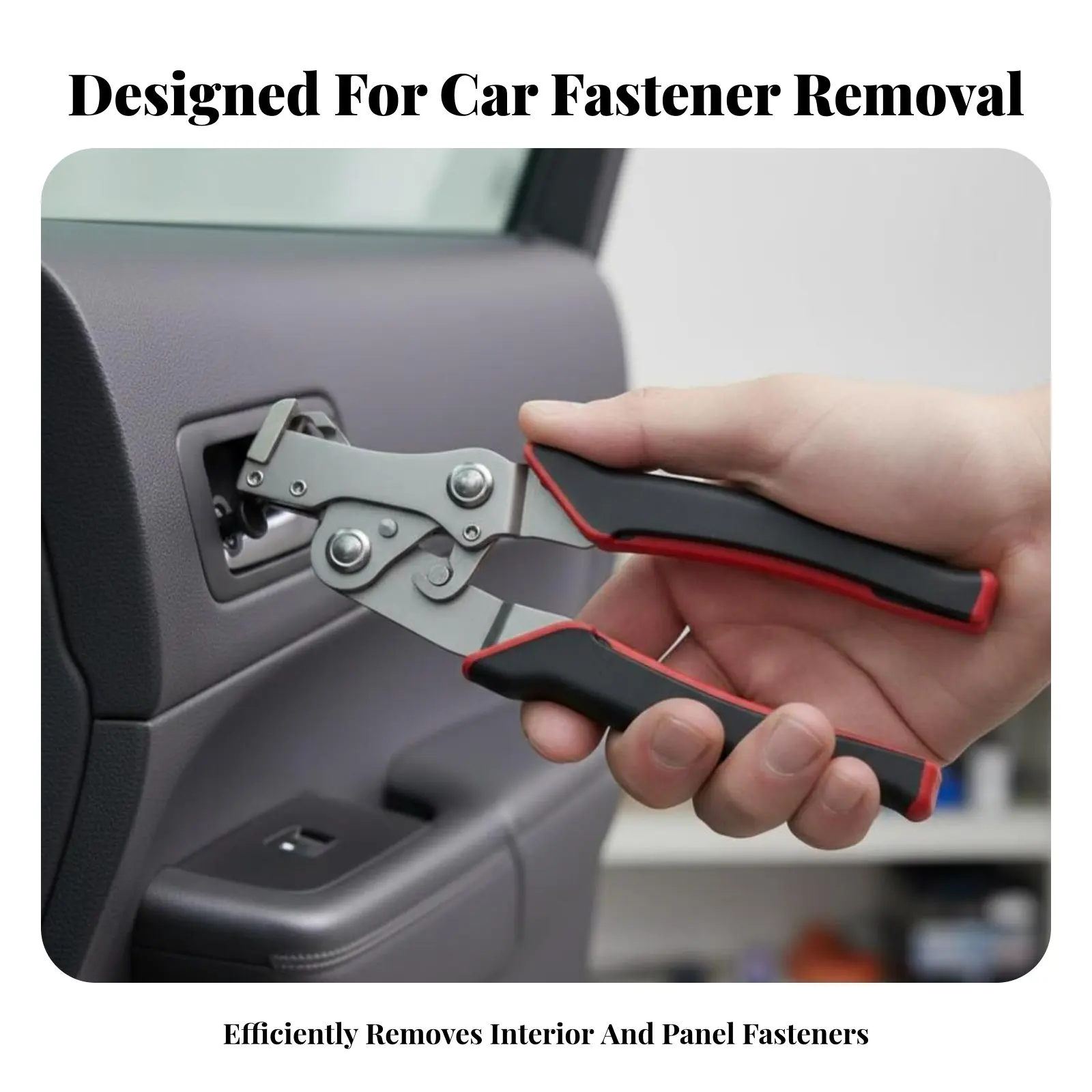 Car Fastener Removal Pliers, Stainless Steel, Interior Door Panel, Underbody, Trunk Rivet Tool
Car Fastener Removal Pliers, Stainless Steel, Interior Door Panel, Underbody, Trunk Rivet Tool