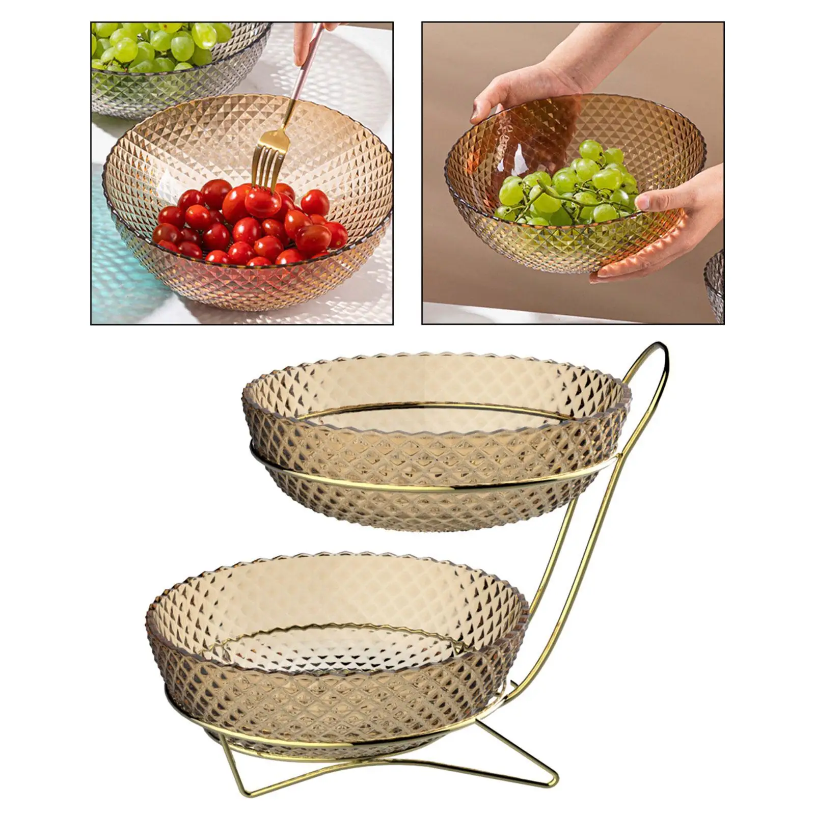 Dried Fruit Dish Nut Tray Organizer Storage Container Fruit Bowl with Rack Tier Fruit Stand Food Storage Tray Family Home
Dried Fruit Dish Nut Tray Organizer Storage Container Fruit Bowl with Rack Tier Fruit Stand Food Storage Tray Family Home