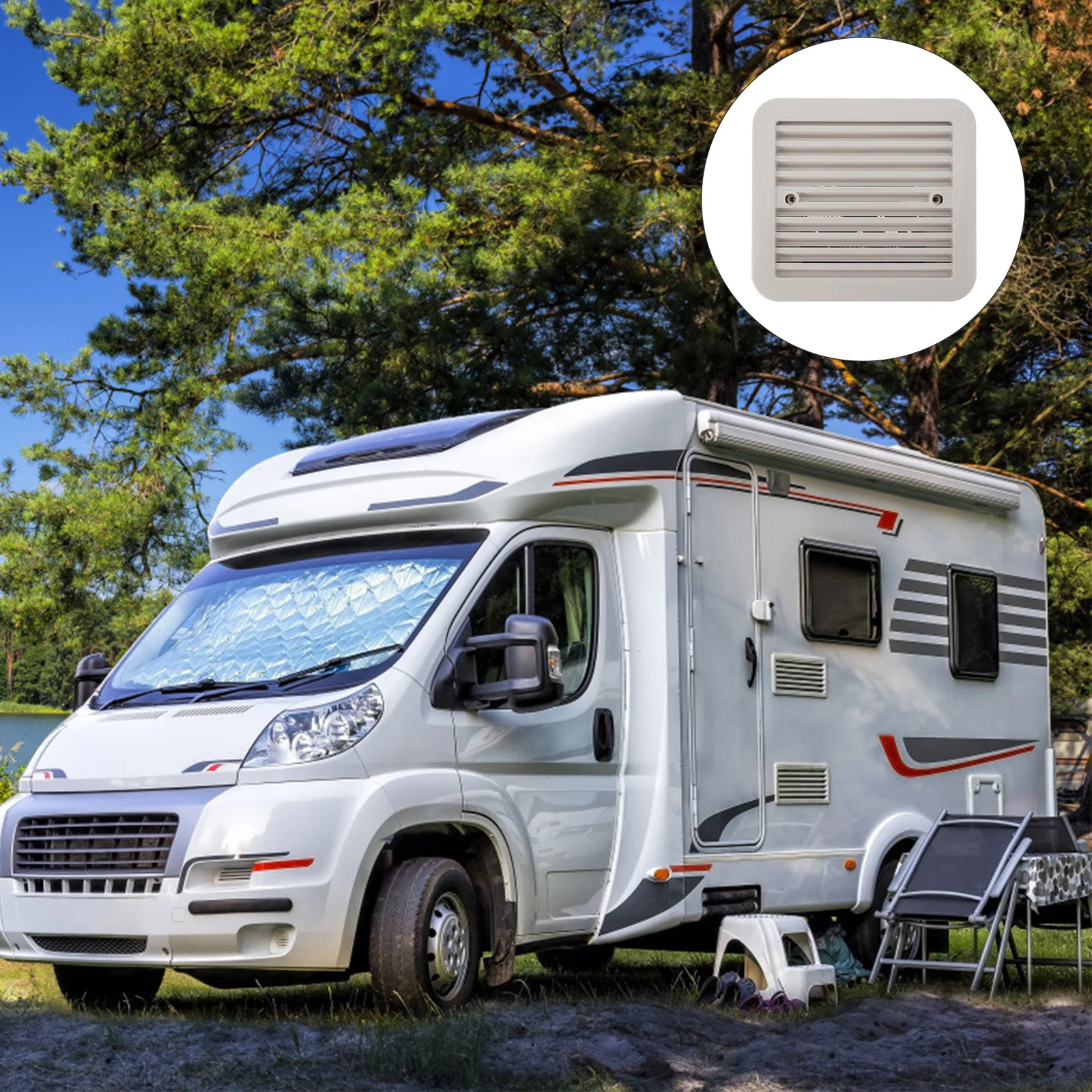 Ventilator Trailer Wall Mount Fan Car Ventilation RV Exhaust Cooling Camper Side Refit Air Outlet
Ventilator Trailer Wall Mount Fan Car Ventilation RV Exhaust Cooling Camper Side Refit Air Outlet
