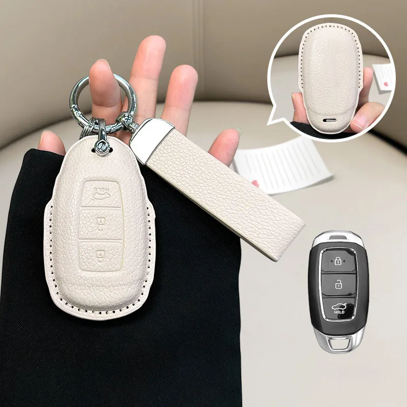 For Hyundai I30 Ix35 Kona Encino Solaris Azera Grandeur Ig Accent TM Palisade Santa Fe Leather Car Remote Key Cover Case Shell
For Hyundai I30 Ix35 Kona Encino Solaris Azera Grandeur Ig Accent TM Palisade Santa Fe Leather Car Remote Key Cover Case Shell