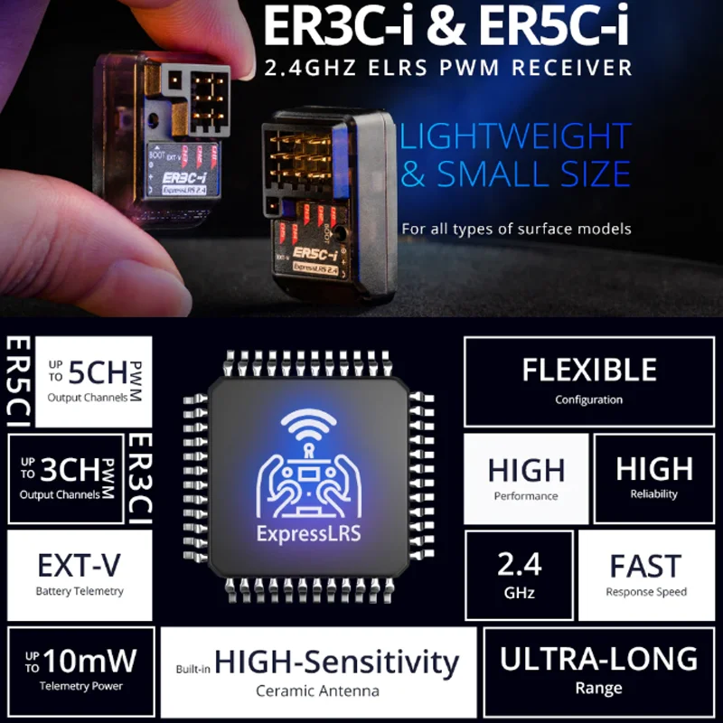 Приемник Radiomaster ER3C-I ER5C-I ELRS 2.4ГГц PWM, компактный, дальнего действия, для FPV-дронов
Приемник Radiomaster ER3C-I ER5C-I ELRS 2.4ГГц PWM, компактный, дальнего действия, для FPV-дронов