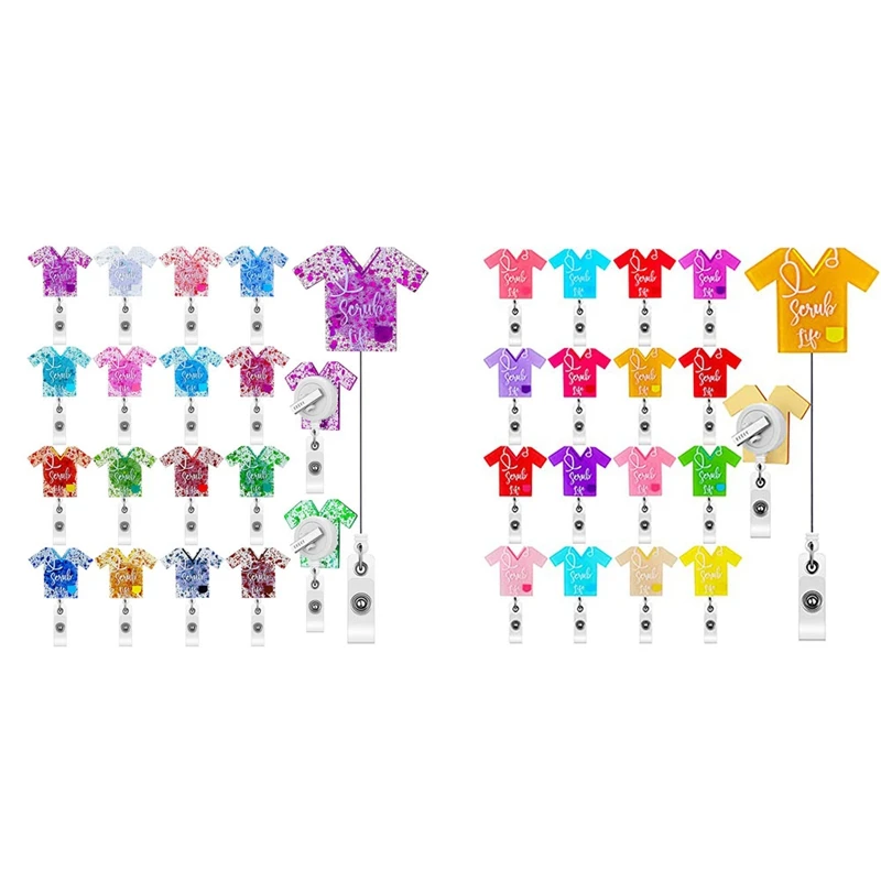 16 Pieces Nurse Retractable Badge Reel Holder Nurse Badge Reel ID Name Badge Holder Nurse Teacher Student
16 Pieces Nurse Retractable Badge Reel Holder Nurse Badge Reel ID Name Badge Holder Nurse Teacher Student