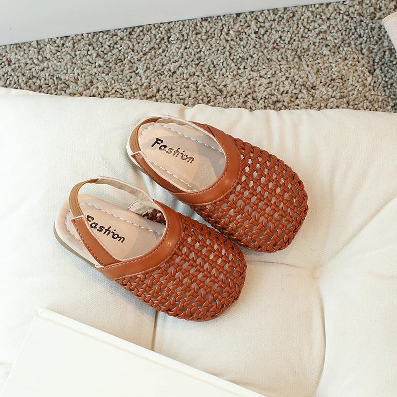 Baby Girls Woven Sandals Summer Children Casual Shoes Kids Barefoot Shoes Soft Sole Anti Slip Infant Beach Sandals Size 23-34
Baby Girls Woven Sandals Summer Children Casual Shoes Kids Barefoot Shoes Soft Sole Anti Slip Infant Beach Sandals Size 23-34