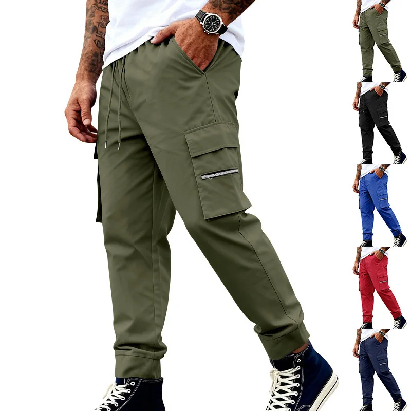 2026American Outdoor Loose Men's Tactical Tooling Vintage Lumberjack Multi-Pocket Casual Sports Micro Cone Hip Hop Sweatpants
2026American Outdoor Loose Men's Tactical Tooling Vintage Lumberjack Multi-Pocket Casual Sports Micro Cone Hip Hop Sweatpants