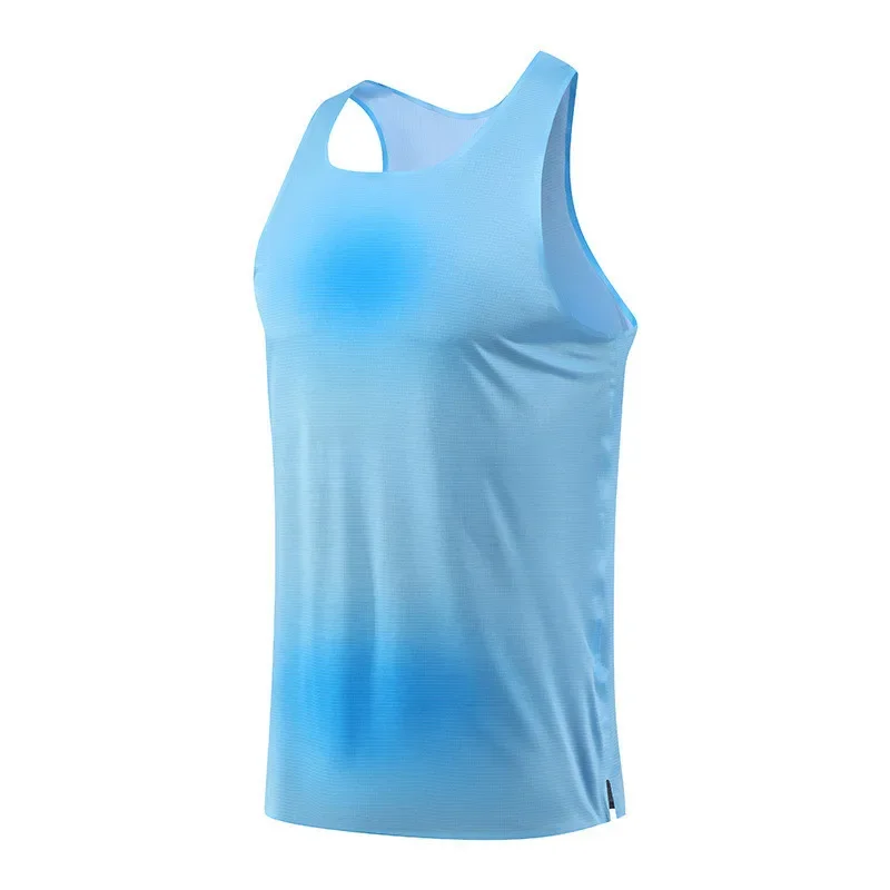 Men's Sports Vest Marathon Running Sleeveless Quick Drying Vest Ultra Light Track Field Polyester Jersey Breathable Sportswear
Men's Sports Vest Marathon Running Sleeveless Quick Drying Vest Ultra Light Track Field Polyester Jersey Breathable Sportswear