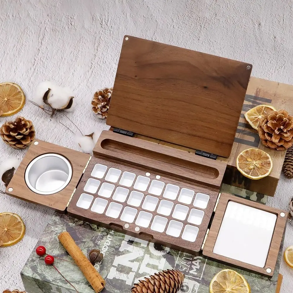 24-сеточная деревянная коробка для акварели, портативная многофункциональная складная палитра акварельных красок, водонепроницаемая художественная коробка «сделай сам»
24-сеточная деревянная коробка для акварели, портативная многофункциональная складная палитра акварельных красок, водонепроницаемая художественная коробка «сделай сам»