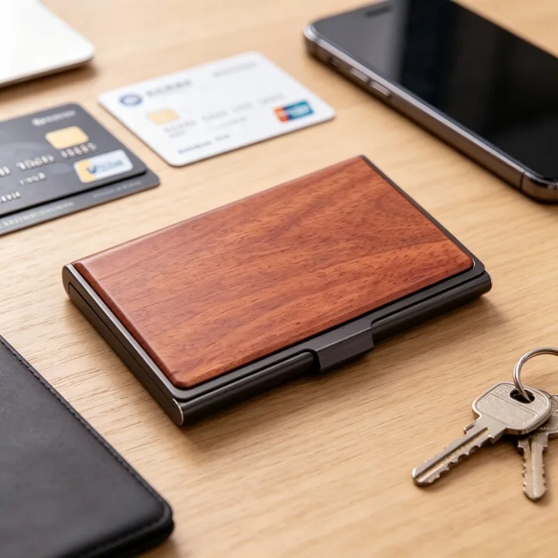 Free Customized Engraving Wood Business Card Holder Pocket Black Walnut Solid Wooden Clip Personalized Cardcase Activities Gifts
Free Customized Engraving Wood Business Card Holder Pocket Black Walnut Solid Wooden Clip Personalized Cardcase Activities Gifts