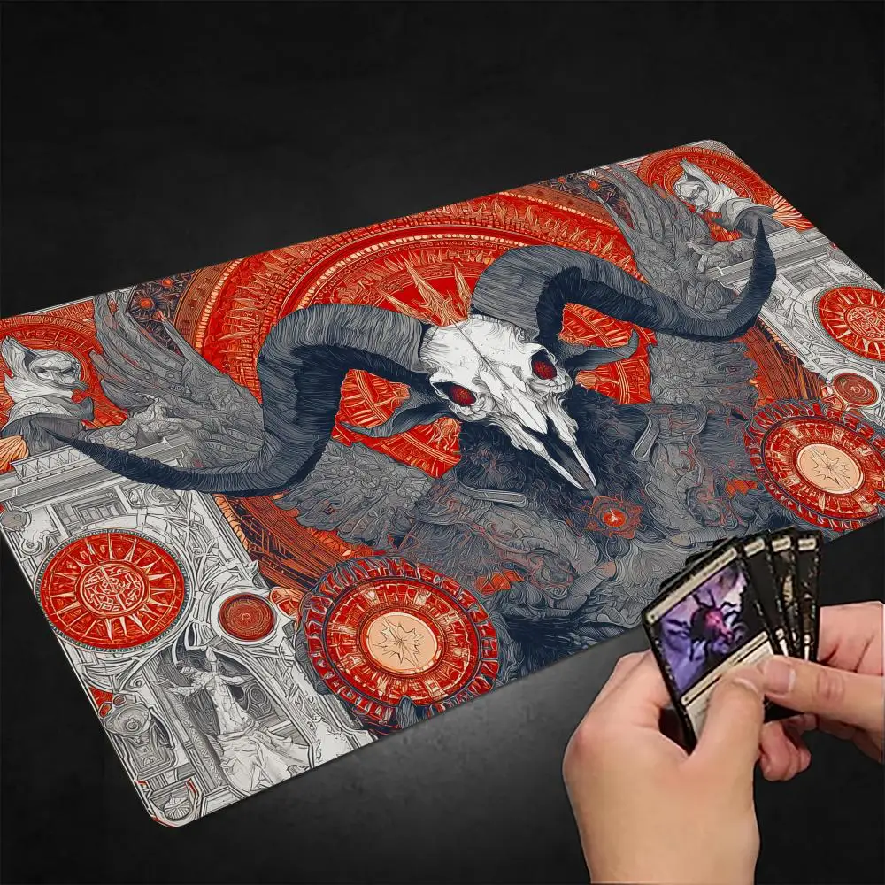 Red runes and demon MTG Playmat Magic Card Mat with Stitched Edge Non-Slip Durable Tabletop playmat Board Game Mat for TCG
Red runes and demon MTG Playmat Magic Card Mat with Stitched Edge Non-Slip Durable Tabletop playmat Board Game Mat for TCG