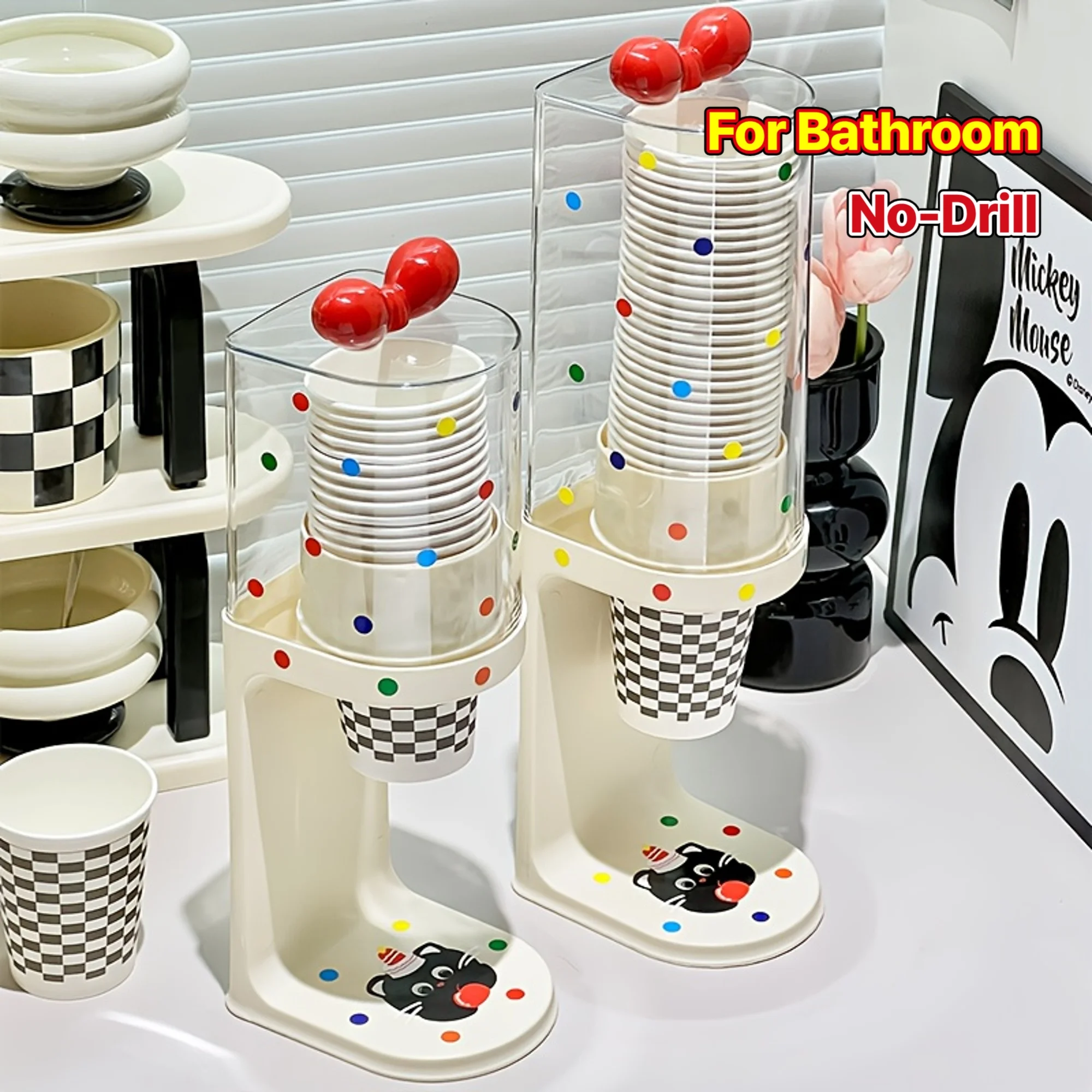 Полка для чашек Dobaan Bowknot, сборщик одноразовых чашек, бытовое пластиковое хранилище для чашек, настольная стойка для хранения без перфорации
Полка для чашек Dobaan Bowknot, сборщик одноразовых чашек, бытовое пластиковое хранилище для чашек, настольная стойка для хранения без перфорации