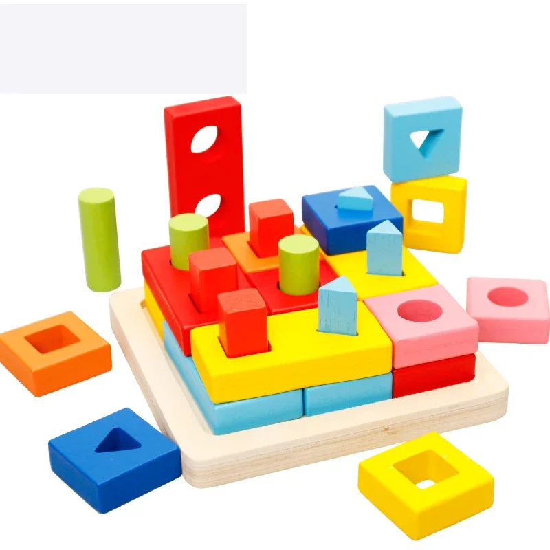 Baby Toys Geometric Wooden Blocks Shape Assembled Board Montessori Teaching Leaning Education Building Chopping Block Match Toy
Baby Toys Geometric Wooden Blocks Shape Assembled Board Montessori Teaching Leaning Education Building Chopping Block Match Toy