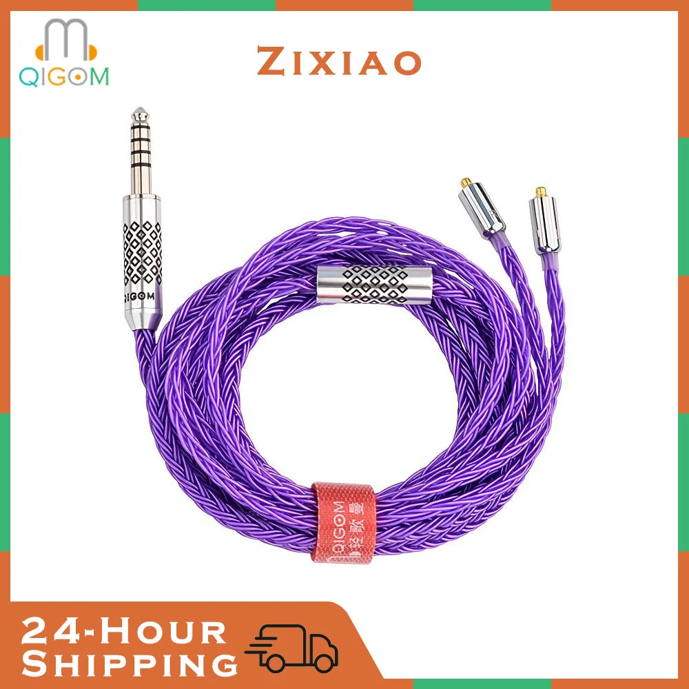 QIGOM Zixiao MMCX Earphone Cable Headset, Single Crystal Copper Silver Plated, Increase Sound Field for S28A Haotian Earphone
QIGOM Zixiao MMCX Earphone Cable Headset, Single Crystal Copper Silver Plated, Increase Sound Field for S28A Haotian Earphone