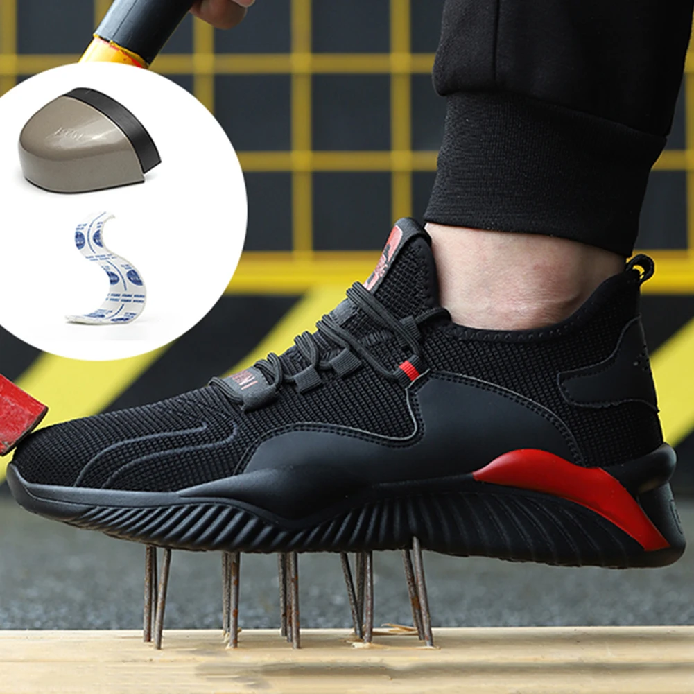 Steel Toe Shoes Lightweight Safety Shoes Breathable Anti Stab Shoes Lace Up Safety Sneakers for Industrial Construction
Steel Toe Shoes Lightweight Safety Shoes Breathable Anti Stab Shoes Lace Up Safety Sneakers for Industrial Construction