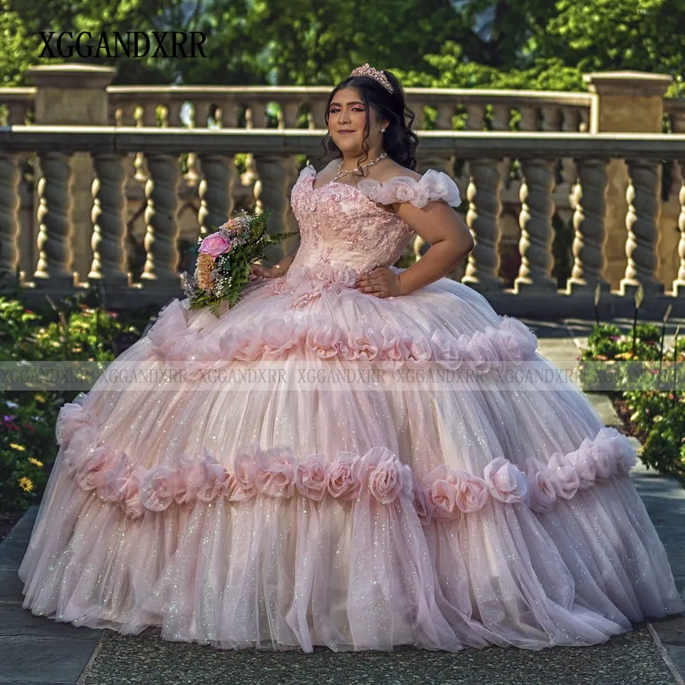 Plus Size Pink Quinceanera Dress 2025 Ball Gown Vestidos De 15 Quinceañera Sweetheart Off Shoulder Sweet 16 Birthday Pageant
Plus Size Pink Quinceanera Dress 2025 Ball Gown Vestidos De 15 Quinceañera Sweetheart Off Shoulder Sweet 16 Birthday Pageant