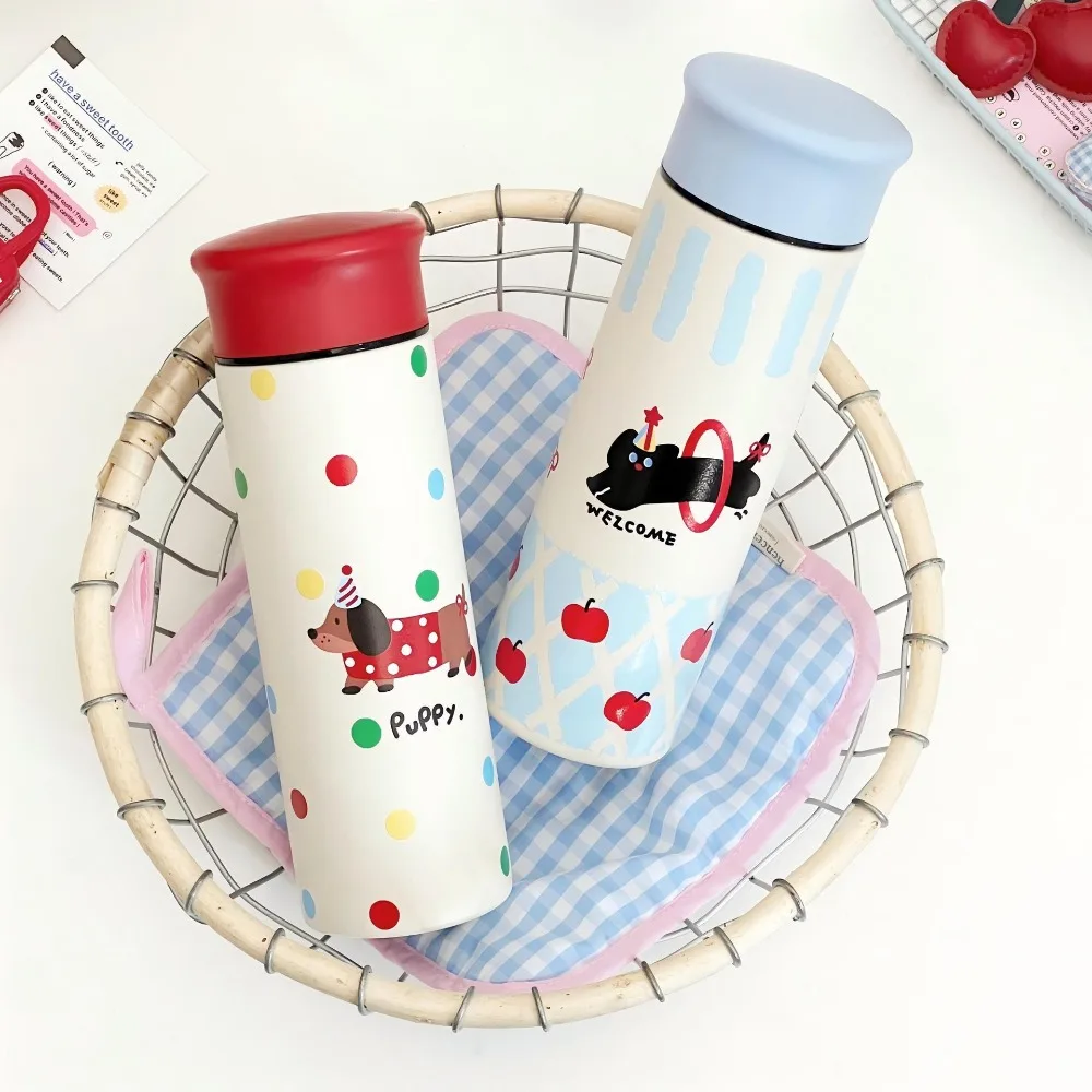 New 500ml Vacuum Insulated Bottle Double-layer Insulation Cold and Hot Water Cup 304 Stainless Steel Puppy Vacuum Flask
New 500ml Vacuum Insulated Bottle Double-layer Insulation Cold and Hot Water Cup 304 Stainless Steel Puppy Vacuum Flask