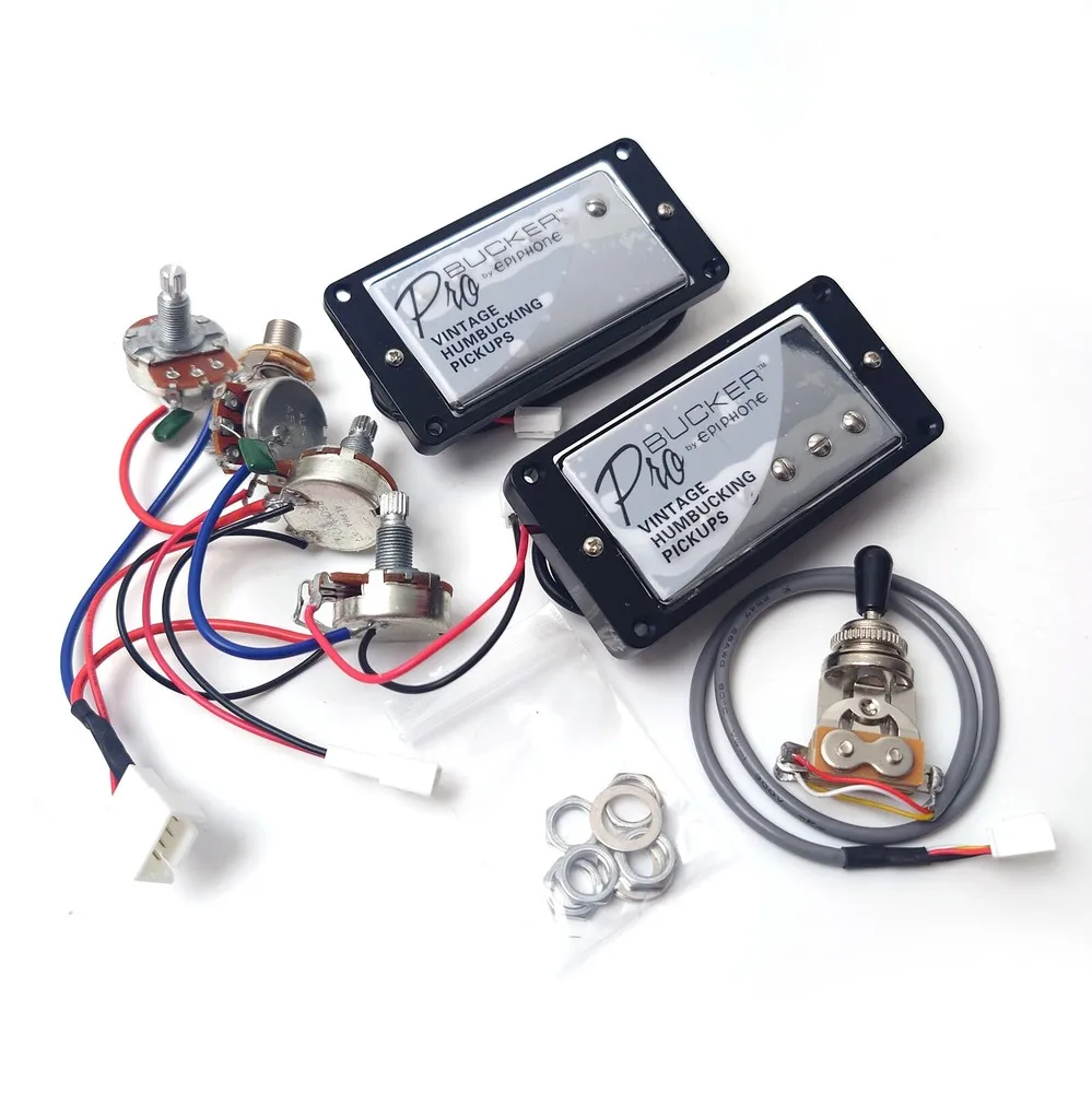 Pro Bucker Alnico 2 Guitar Pickups with 2C Quick-Connect Terminals for LP SG Electric Guitar
Pro Bucker Alnico 2 Guitar Pickups with 2C Quick-Connect Terminals for LP SG Electric Guitar