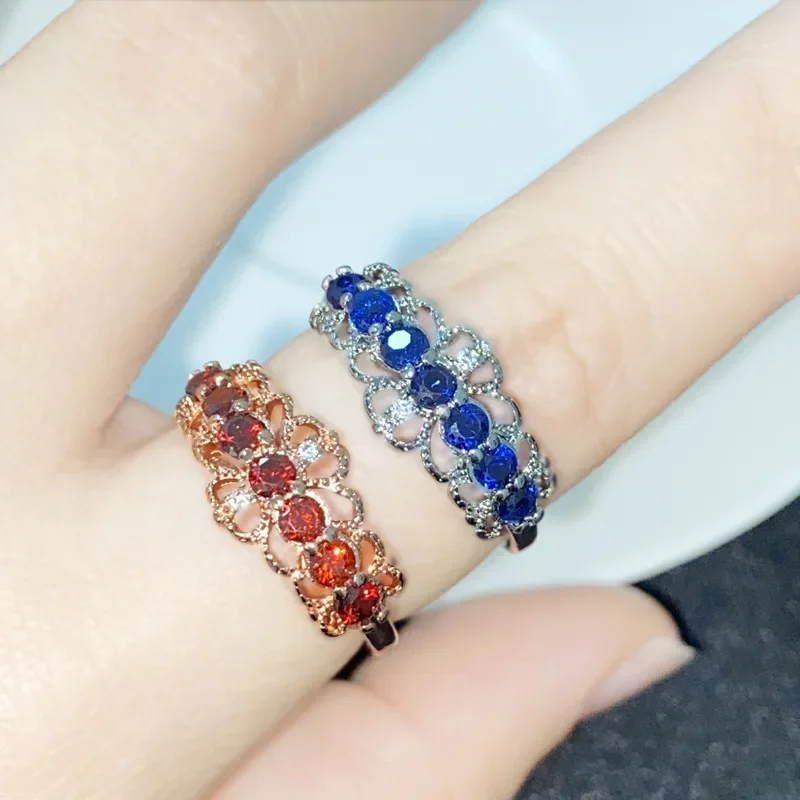 MDLFES Moiss1n Diamond Style 18K Plated Vintage Designer Row Ring Faux Sri Lankan Sapphire Ring
MDLFES Moiss1n Diamond Style 18K Plated Vintage Designer Row Ring Faux Sri Lankan Sapphire Ring