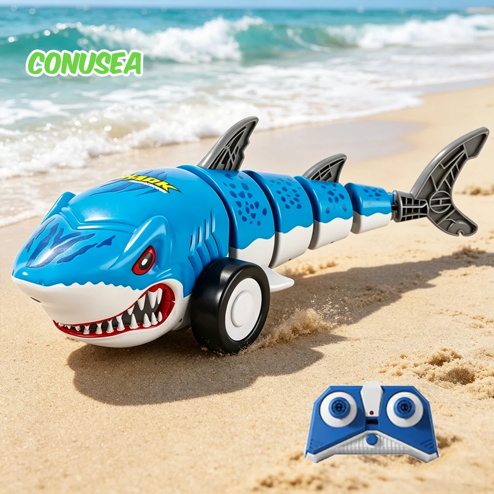 Rc Shark Car 2.4G Remote Control Cars 360 Degree Rotating Swing Tail Children's Radio Controlled Vehicles Electric Animals Toys
Rc Shark Car 2.4G Remote Control Cars 360 Degree Rotating Swing Tail Children's Radio Controlled Vehicles Electric Animals Toys