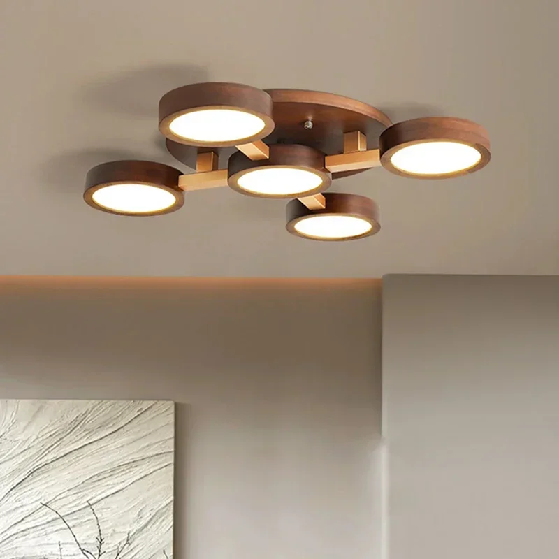 Modern LED Chandelier For Living Room Chalet Bedroom Home Decorate Children's Room Round Ceiling Lamp Wooden Design Lighting
Modern LED Chandelier For Living Room Chalet Bedroom Home Decorate Children's Room Round Ceiling Lamp Wooden Design Lighting