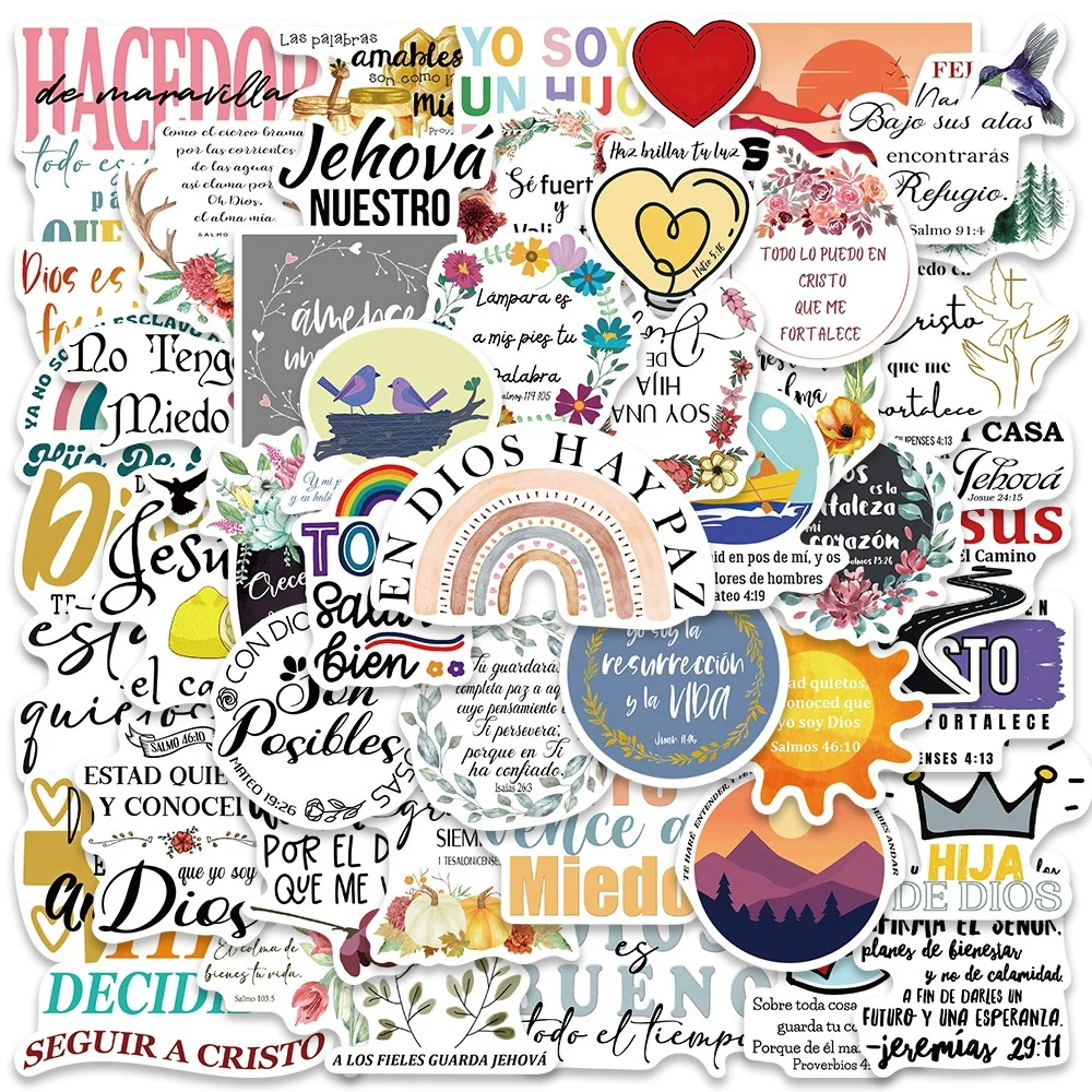 10/30/50pcs Spanish Motivational Phrases Stickers Aesthetic Decals DIY Suitcase Notebook Phone Guitar Cartoon Decoration Sticker
10/30/50pcs Spanish Motivational Phrases Stickers Aesthetic Decals DIY Suitcase Notebook Phone Guitar Cartoon Decoration Sticker