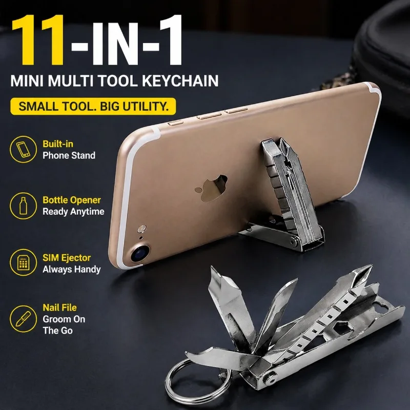 Multifunctional Keychain with Slotted Cross Screwdriver Mini Portable Outdoor EDC Multi-purpose Repair Tool Pendant Compact
Multifunctional Keychain with Slotted Cross Screwdriver Mini Portable Outdoor EDC Multi-purpose Repair Tool Pendant Compact