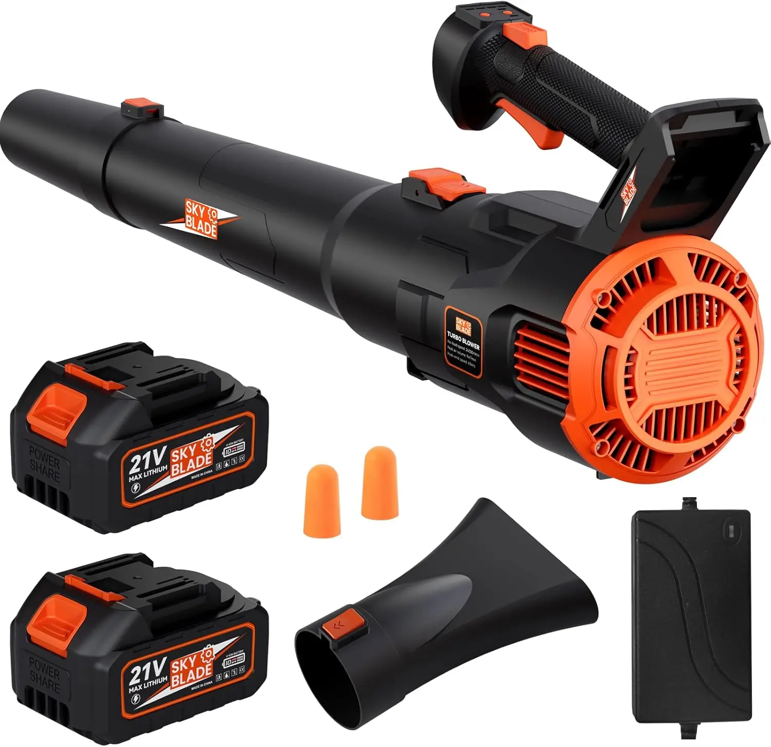 Cordless Leaf Blower 500CFM 160MPH, 2x3000mAh Batteries, 3 Speeds for Lawn Yard Garage
Cordless Leaf Blower 500CFM 160MPH, 2x3000mAh Batteries, 3 Speeds for Lawn Yard Garage