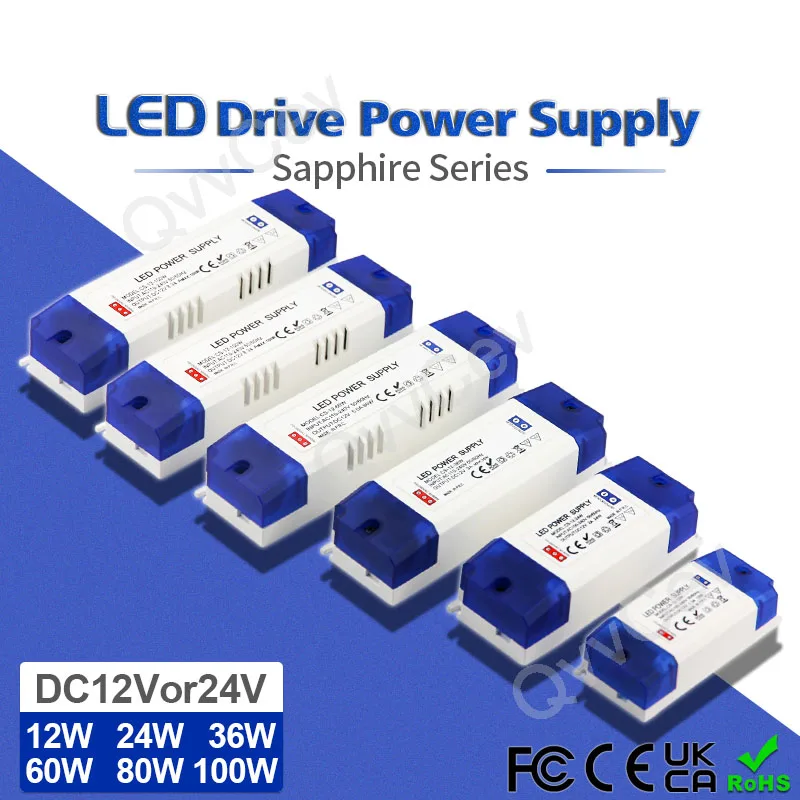 AC 110-240V to DC 12V 24V Светодиодная лента COB Драйвер мощности Трансформатор 12W 24W 36W 60W 100W 2A 3A 5A Импульсный адаптер питания
AC 110-240V to DC 12V 24V Светодиодная лента COB Драйвер мощности Трансформатор 12W 24W 36W 60W 100W 2A 3A 5A Импульсный адаптер питания