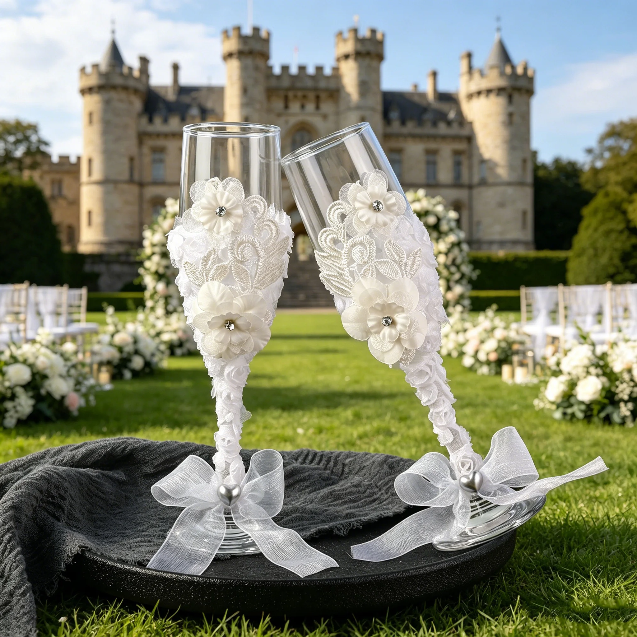 European Style Wedding Champagne Glasses Set High Foot Cup Specialized Couple Wine Glasses for Marriage Exchange And Celebration
European Style Wedding Champagne Glasses Set High Foot Cup Specialized Couple Wine Glasses for Marriage Exchange And Celebration