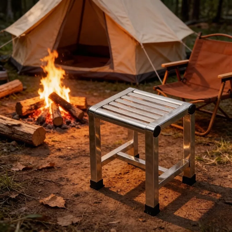 2PCS Thick Stainless Steel Stool, Multifunctional Indoor Outdoor Camping Bench
2PCS Thick Stainless Steel Stool, Multifunctional Indoor Outdoor Camping Bench