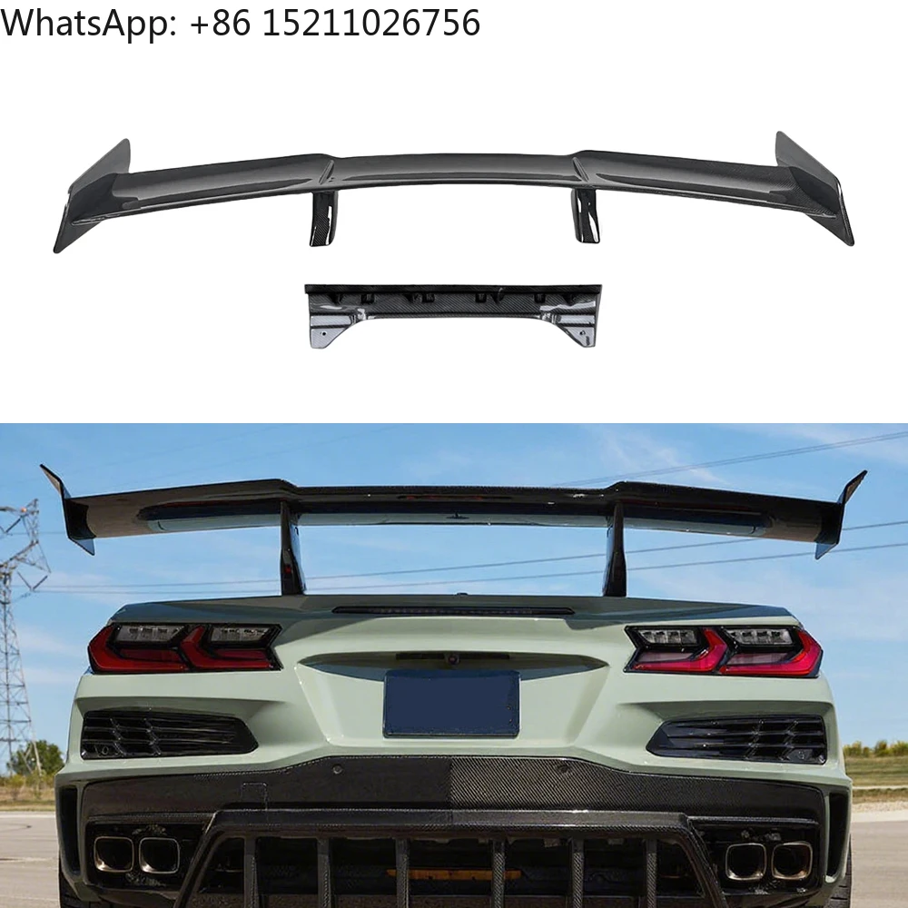 Заднее крыло ZR1 Style DRY из углеродного волокна для Chevrolet Corvette C8 Z51 Stingray, задний спойлер High Wing
Заднее крыло ZR1 Style DRY из углеродного волокна для Chevrolet Corvette C8 Z51 Stingray, задний спойлер High Wing