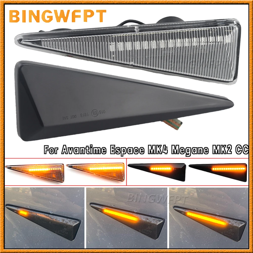 2Pcs Car Dynamic LED Side Marker Turn Signal Light For Renault Espace MK4 Vel Satis Wind Avantime Megane 2 Scenic 2 Espace 4
2Pcs Car Dynamic LED Side Marker Turn Signal Light For Renault Espace MK4 Vel Satis Wind Avantime Megane 2 Scenic 2 Espace 4