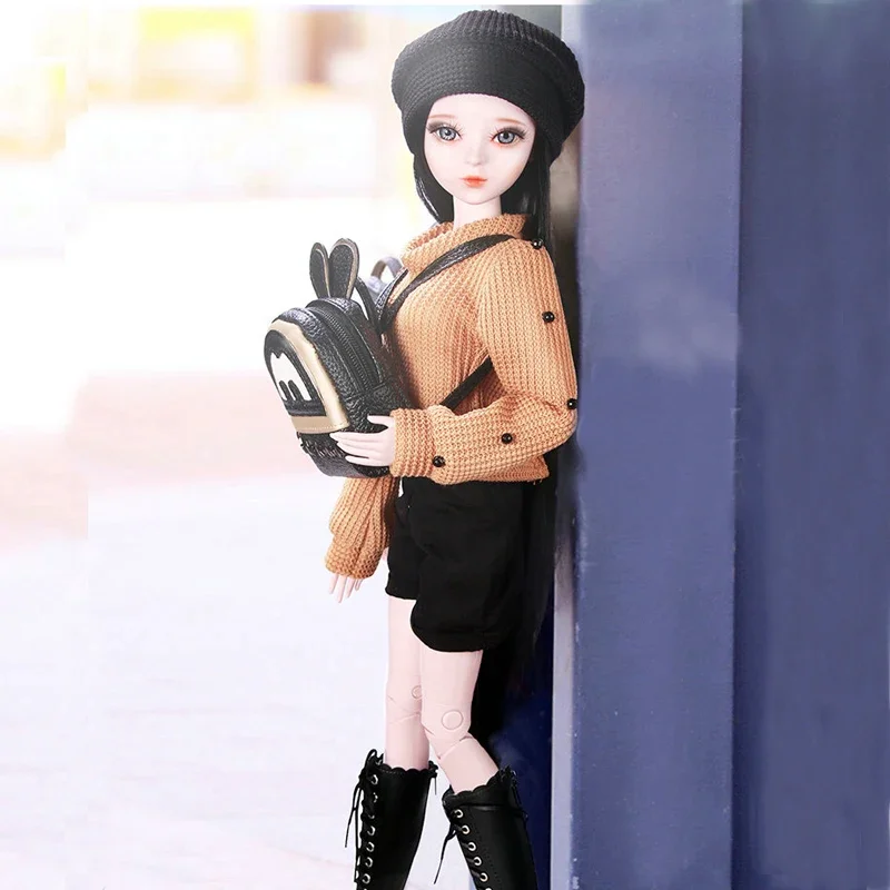 ● Кукла ручной работы Bjd 1/3 60 см, большая реалистичная молодая модная шарнирная кукла для девочек, полный набор с игрушками для макияжа для девочек, подарок на день рождения
● Кукла ручной работы Bjd 1/3 60 см, большая реалистичная молодая модная шарнирная кукла для девочек, полный набор с игрушками для макияжа для девочек, подарок на день рождения