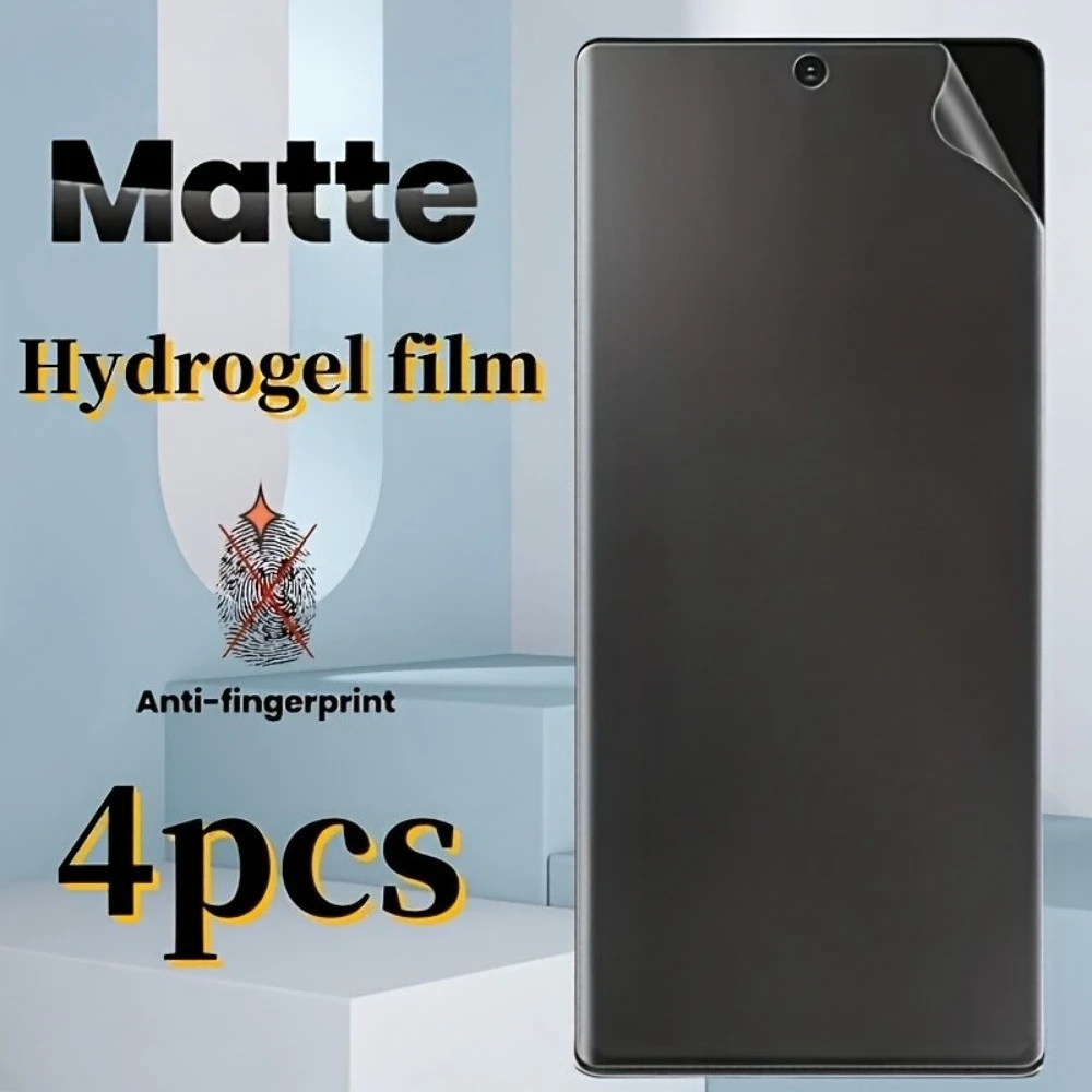 4 шт. матовая гидрогелевая пленка с полным покрытием для Samsung Galaxy S26 S25 S24 Ultra S23 S22 S21 Plus S25 S24 FE, защита от падения экрана
4 шт. матовая гидрогелевая пленка с полным покрытием для Samsung Galaxy S26 S25 S24 Ultra S23 S22 S21 Plus S25 S24 FE, защита от падения экрана