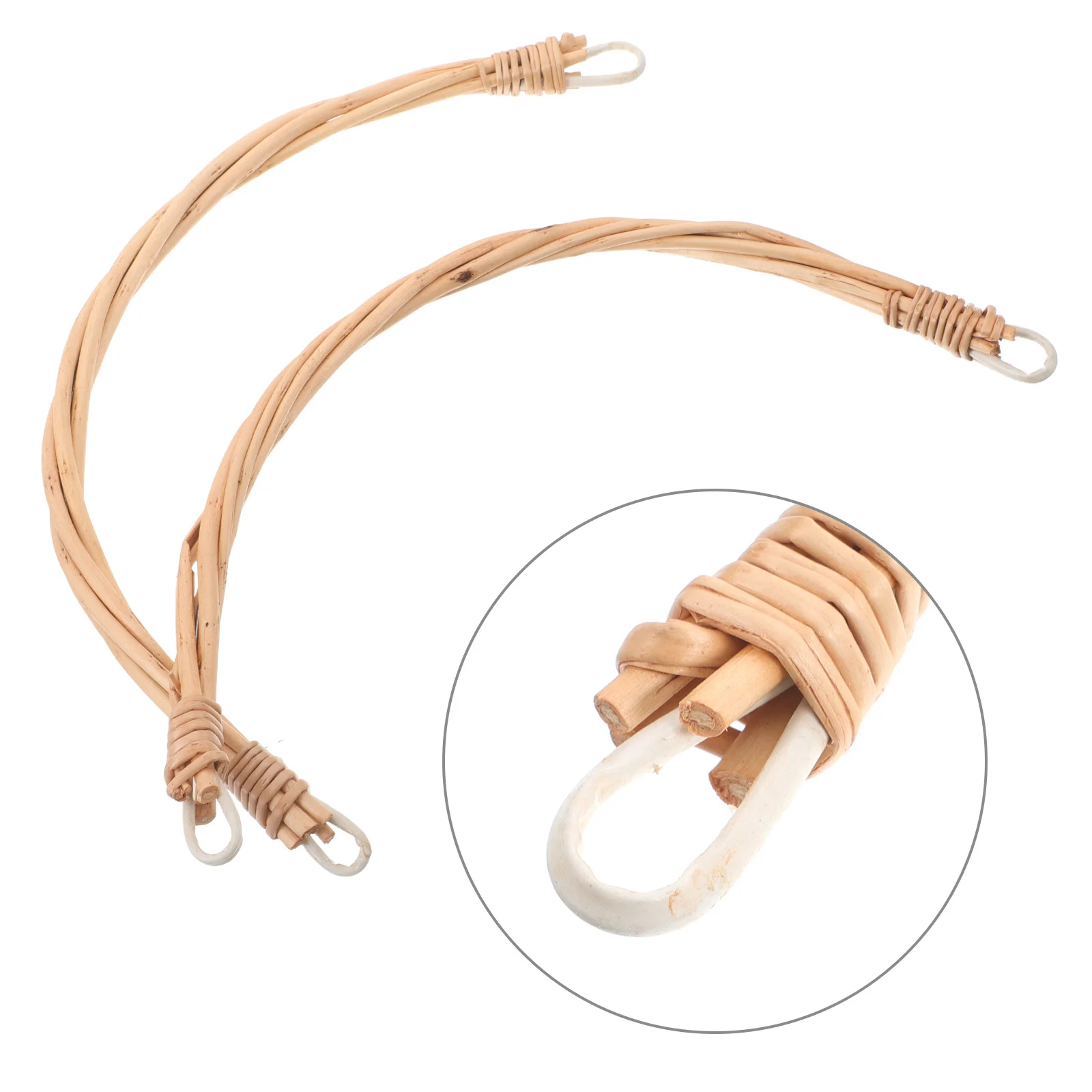 2Pcs Rattan Picnic Basket Handle Replacement Comfortable Replace Woven Basket Accessories Wood Bag Handle 
2Pcs Rattan Picnic Basket Handle Replacement Comfortable Replace Woven Basket Accessories Wood Bag Handle