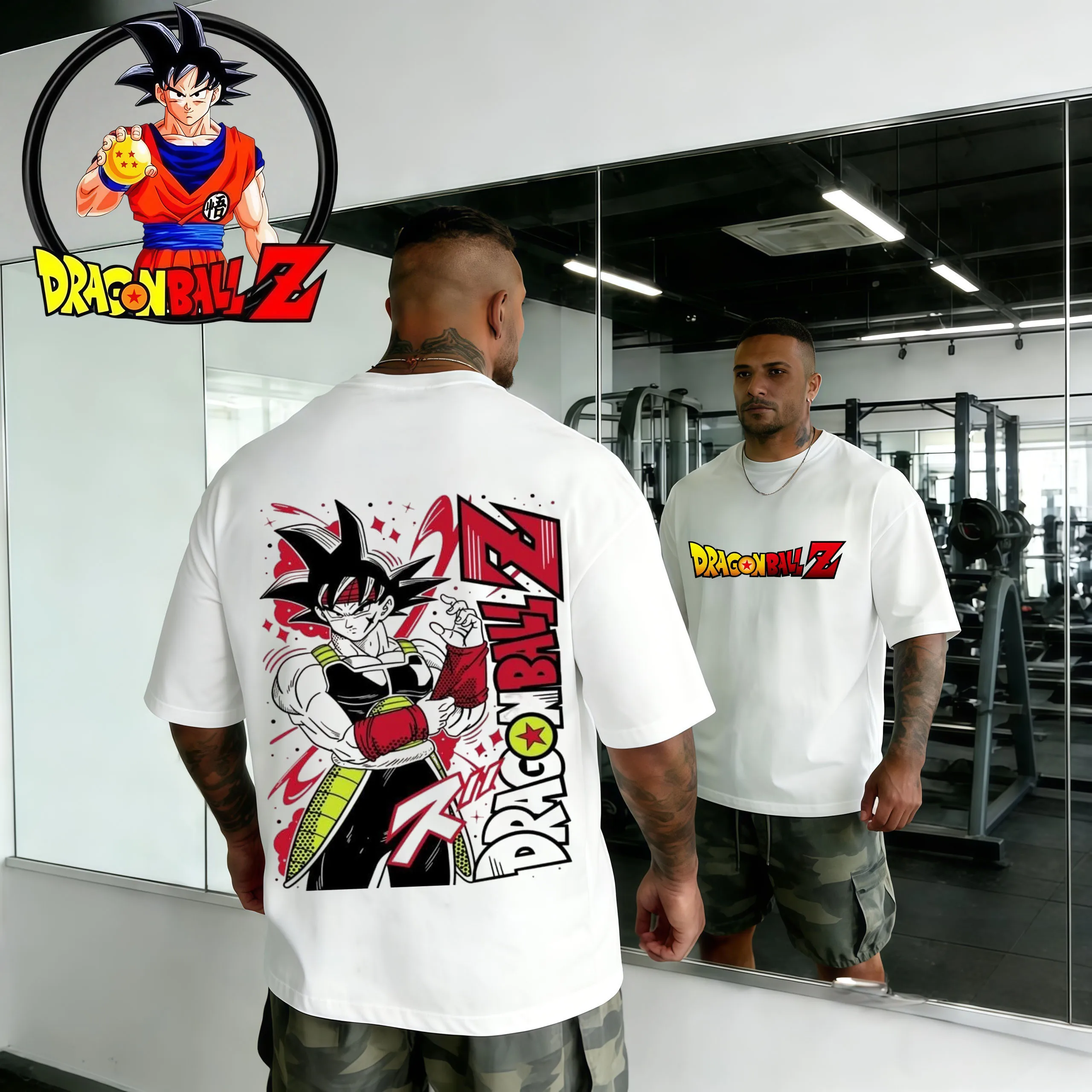2026 Summer Dragon Ball Vintage Gym T-shirt 100% Cotton Oversized Bardock Graphic Print Unisex Retro Streetwear Fitness Tee
2026 Summer Dragon Ball Vintage Gym T-shirt 100% Cotton Oversized Bardock Graphic Print Unisex Retro Streetwear Fitness Tee