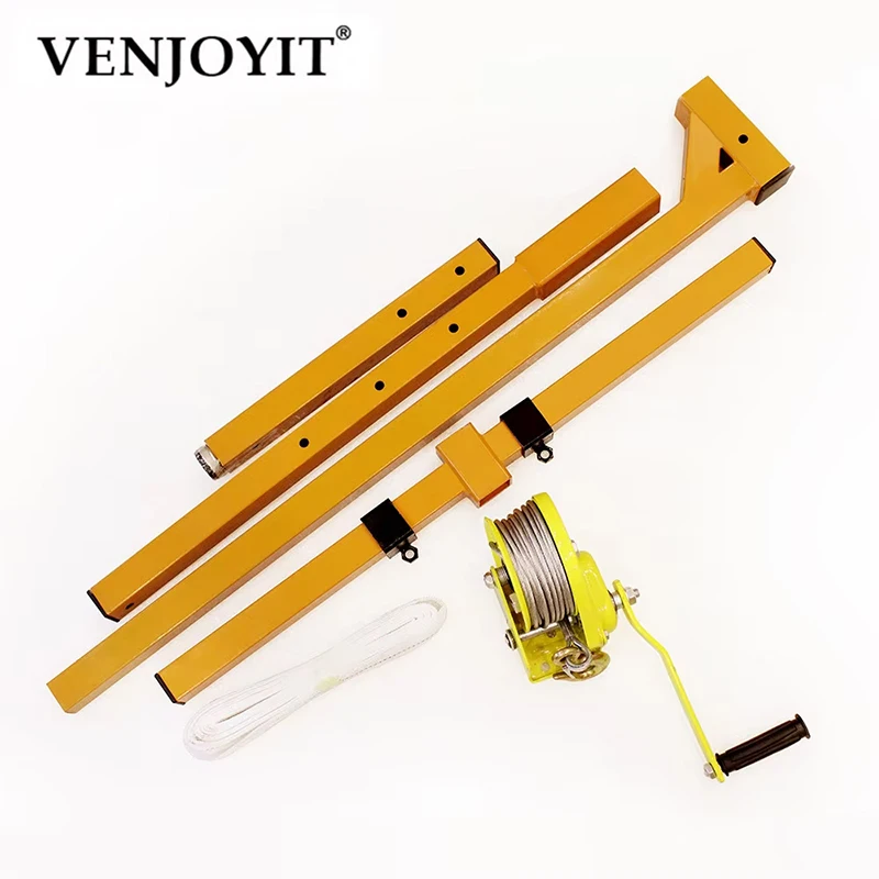 Ручной подъемный инструмент из нержавеющей стали, внешняя установка, кран, складной самоблокирующийся ручной кондиционер для сборки лебедки. 
Ручной подъемный инструмент из нержавеющей стали, внешняя установка, кран, складной самоблокирующийся ручной кондиционер для сборки лебедки.