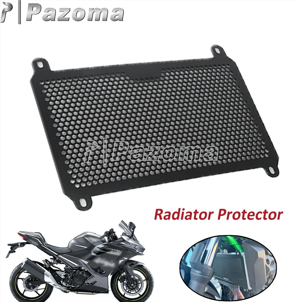 Защита радиатора для Kawasaki Ninja400 Ninja 400, радиаторы мотоцикла, решетка бака, крышка, защита радиатора, алюминий 2018-2023
Защита радиатора для Kawasaki Ninja400 Ninja 400, радиаторы мотоцикла, решетка бака, крышка, защита радиатора, алюминий 2018-2023