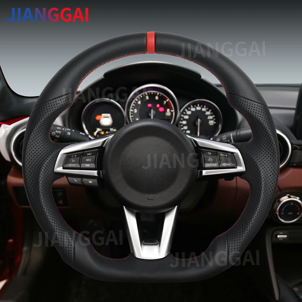 For Mazda MX-5 MX5 Miata 2016-2025 Full Leather Sport Steering Wheel Flat Bottom D-type Steering Wheel Car Accessories
For Mazda MX-5 MX5 Miata 2016-2025 Full Leather Sport Steering Wheel Flat Bottom D-type Steering Wheel Car Accessories