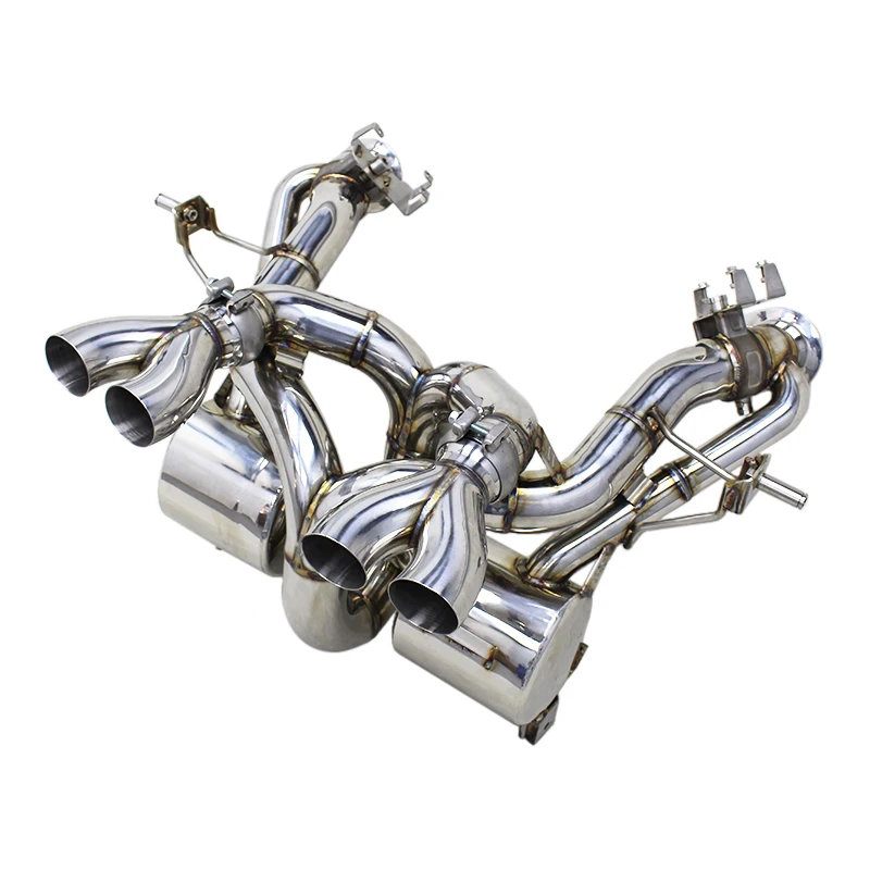 Custom Exhaust System For Lamborghini Revuelto 6.5L V12 2023-2025 Newest SS304 Pipe OEM Factory Valve Rear Muffler Exhaust
Custom Exhaust System For Lamborghini Revuelto 6.5L V12 2023-2025 Newest SS304 Pipe OEM Factory Valve Rear Muffler Exhaust