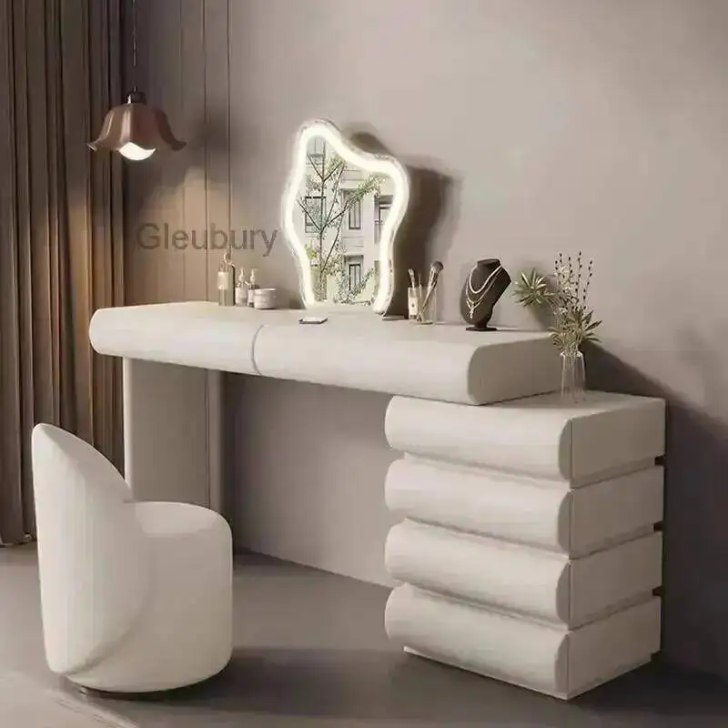 Luxury Table Vanity White Minimalist Elegant Simple Modern Vanity Table Drawer Classic Table Coiffeuse Maquillage Furniture
Luxury Table Vanity White Minimalist Elegant Simple Modern Vanity Table Drawer Classic Table Coiffeuse Maquillage Furniture