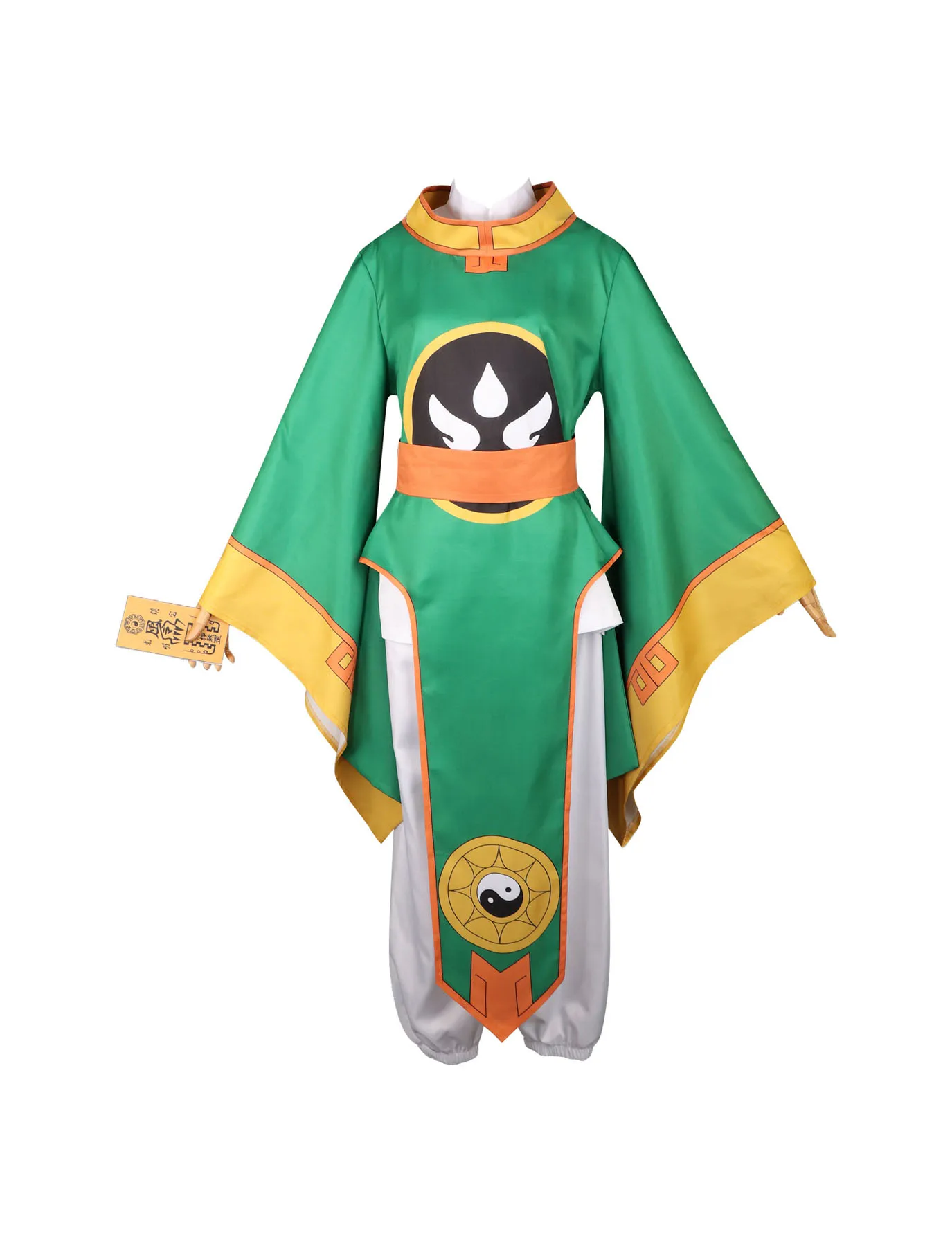 LI SYAORAN Косплей Костюм Зелено-белая боевая одежда с рисунком Багуа
LI SYAORAN Косплей Костюм Зелено-белая боевая одежда с рисунком Багуа