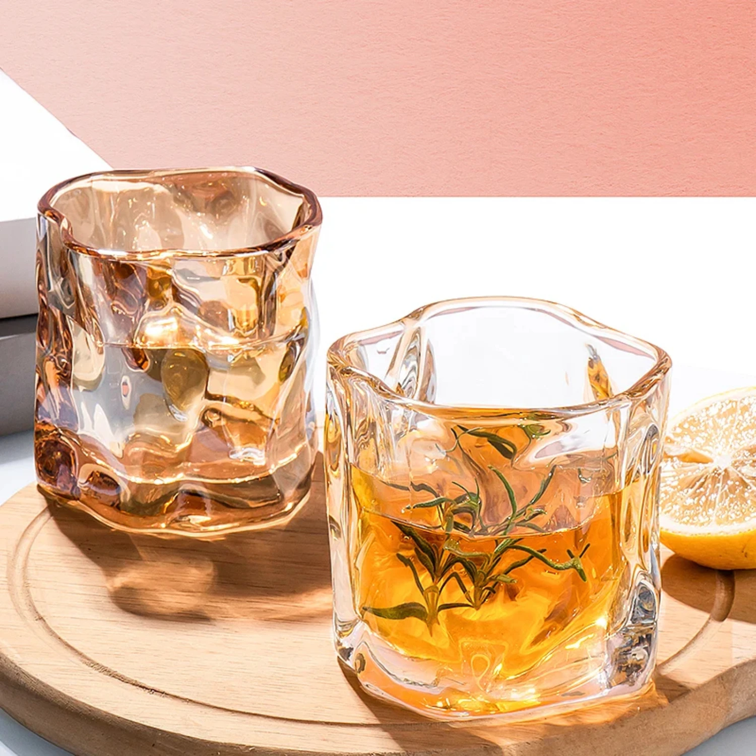2pcsTransparent Glass Mug Glacier Wine Whiskey Coffee Cup Household Drinking Juice Irregular Shape Cups Drinkware
2pcsTransparent Glass Mug Glacier Wine Whiskey Coffee Cup Household Drinking Juice Irregular Shape Cups Drinkware